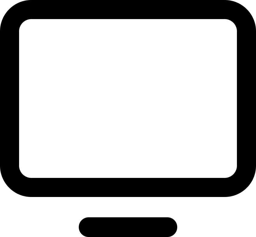 White screen logo